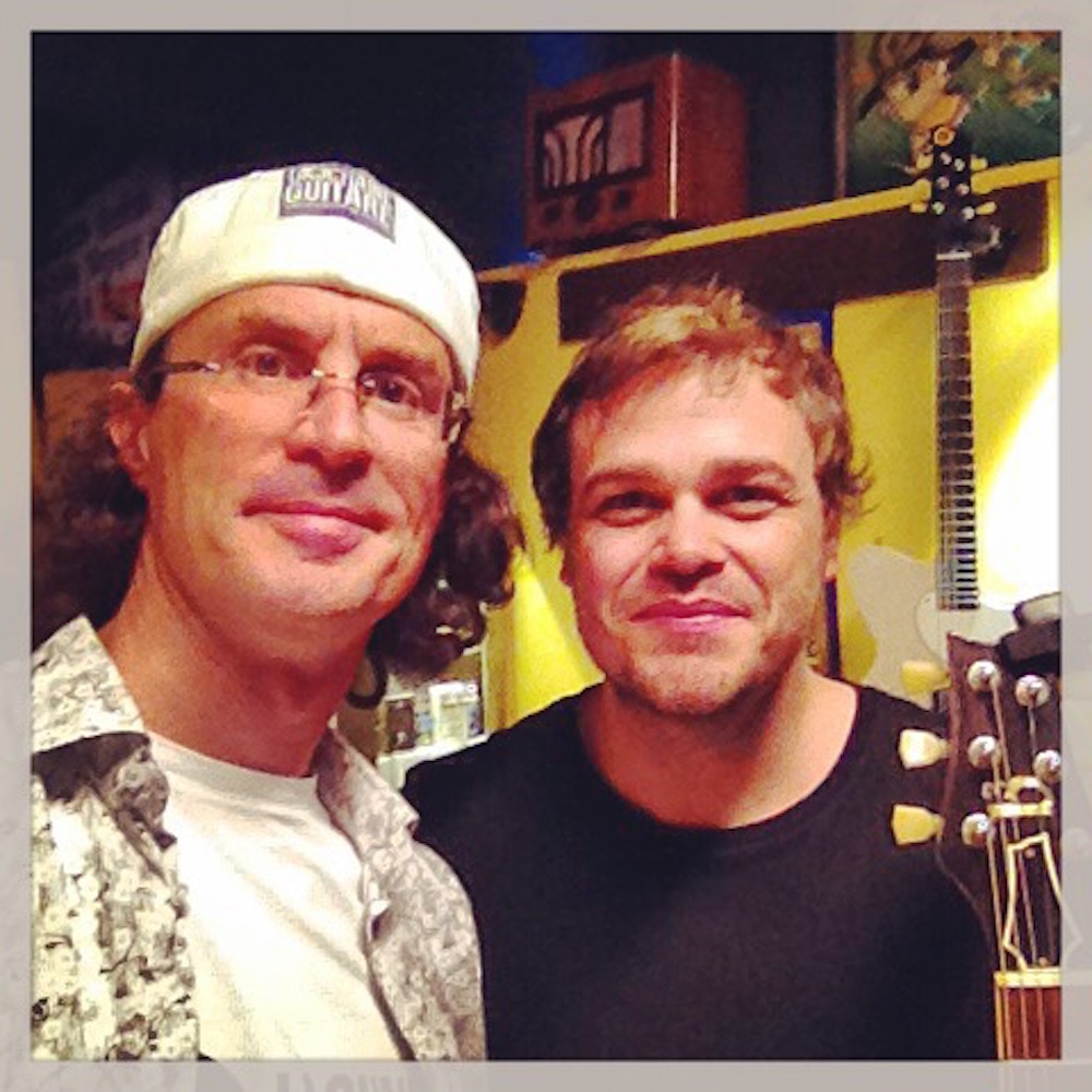 Adam Miller Selfie with Pierre Journel from The Guitar Channel