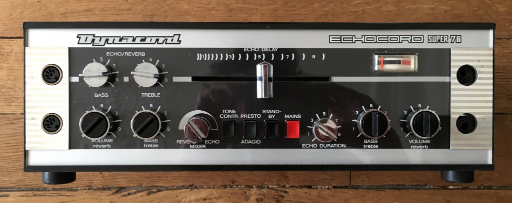 Dynacord Echocord Super 76: review of a real tape echo