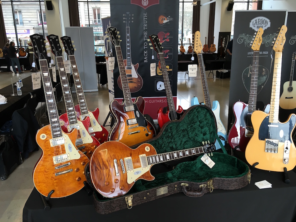 Maybach Guitars presented during the 2015 Guitares au Beffroi show