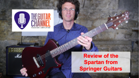Spartan guitar from Springer Guitars: an awesome Junior!