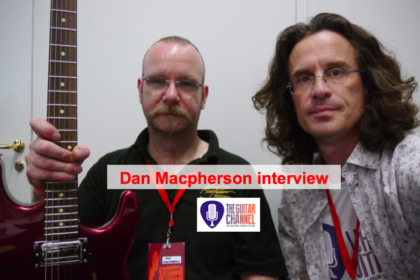 Dan Macpherson interview luthier at Guitares au Beffroi 2015