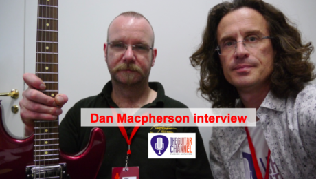 Dan Macpherson interview luthier at Guitares au Beffroi 2015