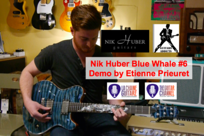 Demo of a Nik Huber Blue Whale guitar by Etienne Prieuret