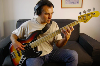 J.S. Bach played on a Jazz Bass by Philippe Bussonnet (Magma)