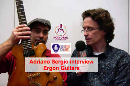 Adriano Sergio interview (Ergon Guitars) at the 2015 Holy Grail Guitar show