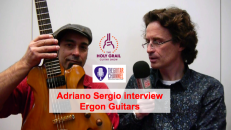 Adriano Sergio interview (Ergon Guitars) at the 2015 Holy Grail Guitar show