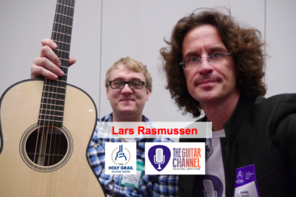 Lars Rasmussen interview at the 2014 Holy Grail Guitar Show