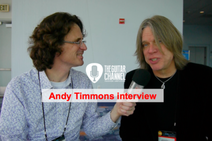 Andy Timmons interview during the NAMM 2016