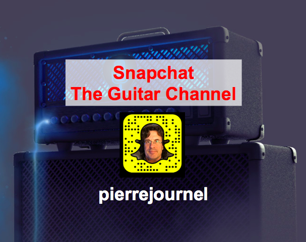 Guitar Snapchat The Guitar Channel: pierrejournel