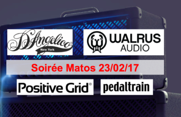 Gear Evening 23/02/17 - D'Angelico, Walrus Audio, Positive Grid, PedalTrain