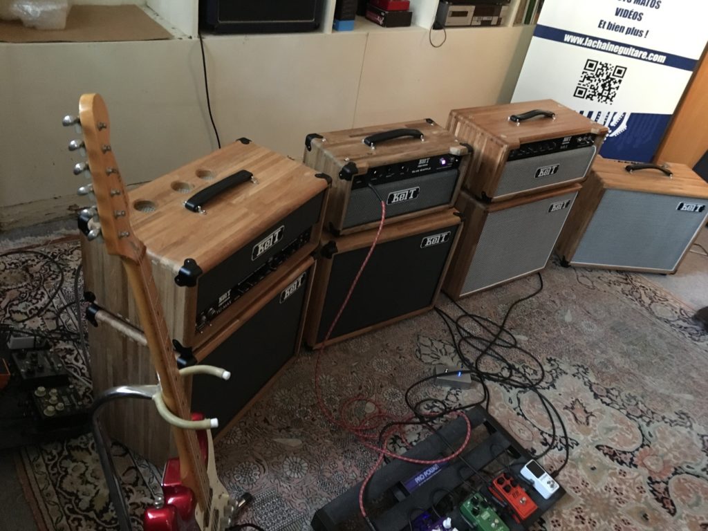 Kelt Amps showcase - The Backstage showroom: gear cave reserved for the Backstage Pass subscribers
