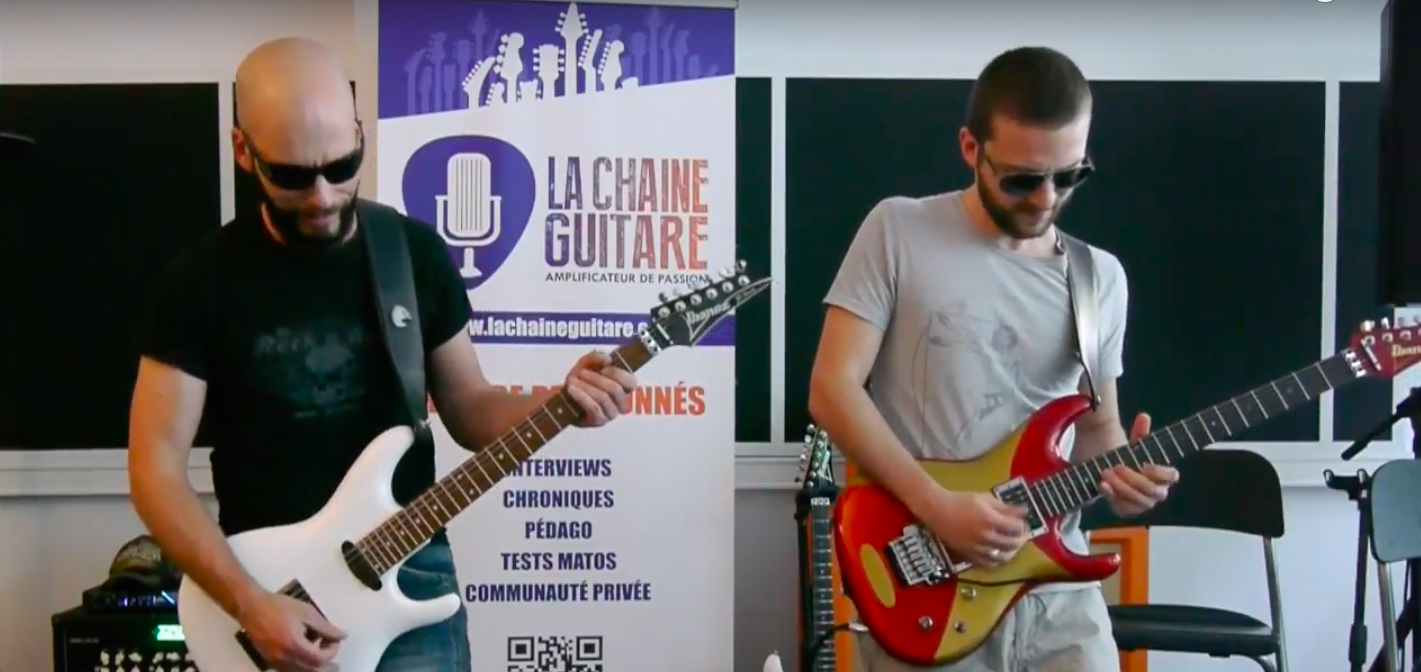 When Pascal Vigné and Saturax play Joe Satriani