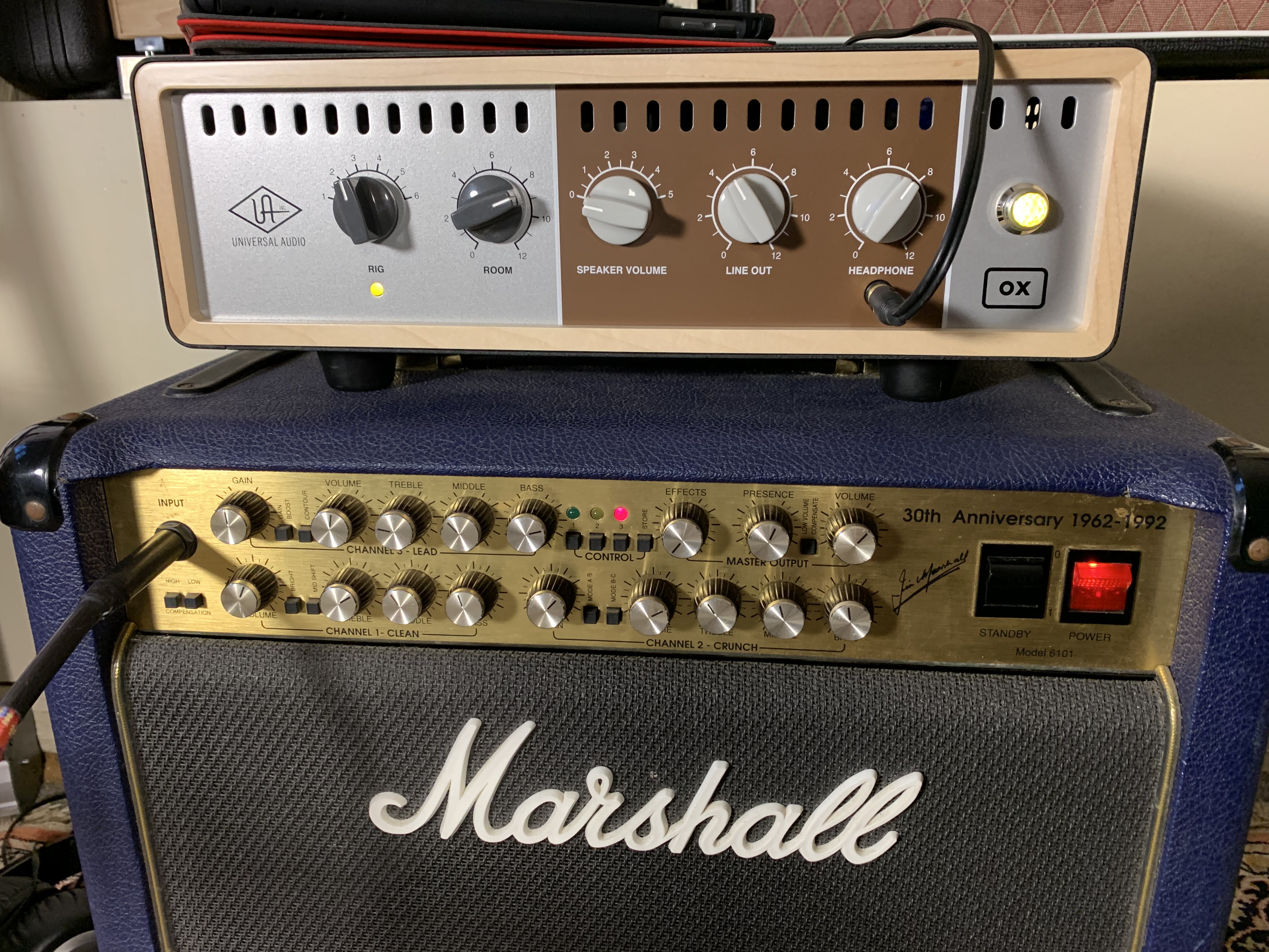 Gear Review - OX Amp Top Box Universal Audio / Marshall 6101 amp