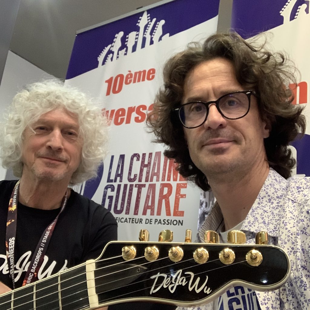 DejaWu Guitars at the 2019 Guitar Summit, interview with Jan Derk