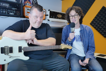 Dave Friedman interview, tube amp guru presenting his guitars in Paris