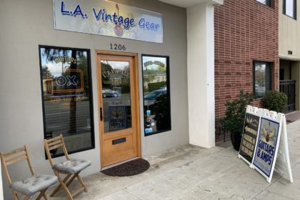 L.A. Vintage Gear guitar store visit in Burbank, Los Angeles