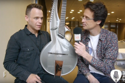 Thierry André luthier interview at the Holy Grail Guitar Show