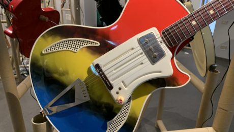 Mostra Wandré guitars exhibition, SHG Music Show 2021 in Milano, Italy