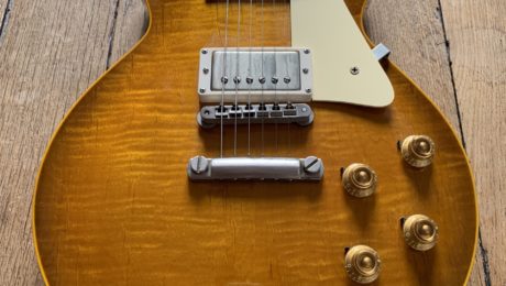 Cherry's Guitars, demo of a Les Paul type guitar built by the French luthier Thierry Ceresa