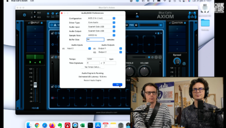 How to setup an audio interface to play guitar on your Mac computer - Blue Cat Audio chronicle