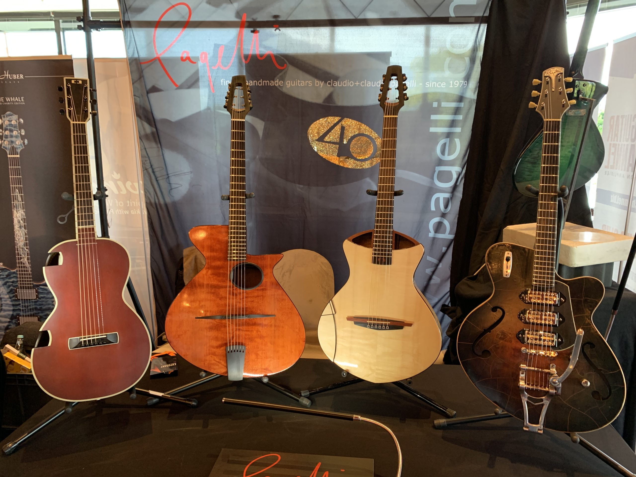 Claudio Pagelli guitar builder interview at the 2022 Montreux International Guitar Show