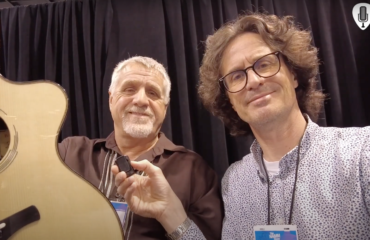 Bryan Galloup boutique guitar builder interview at the NAMM 2022