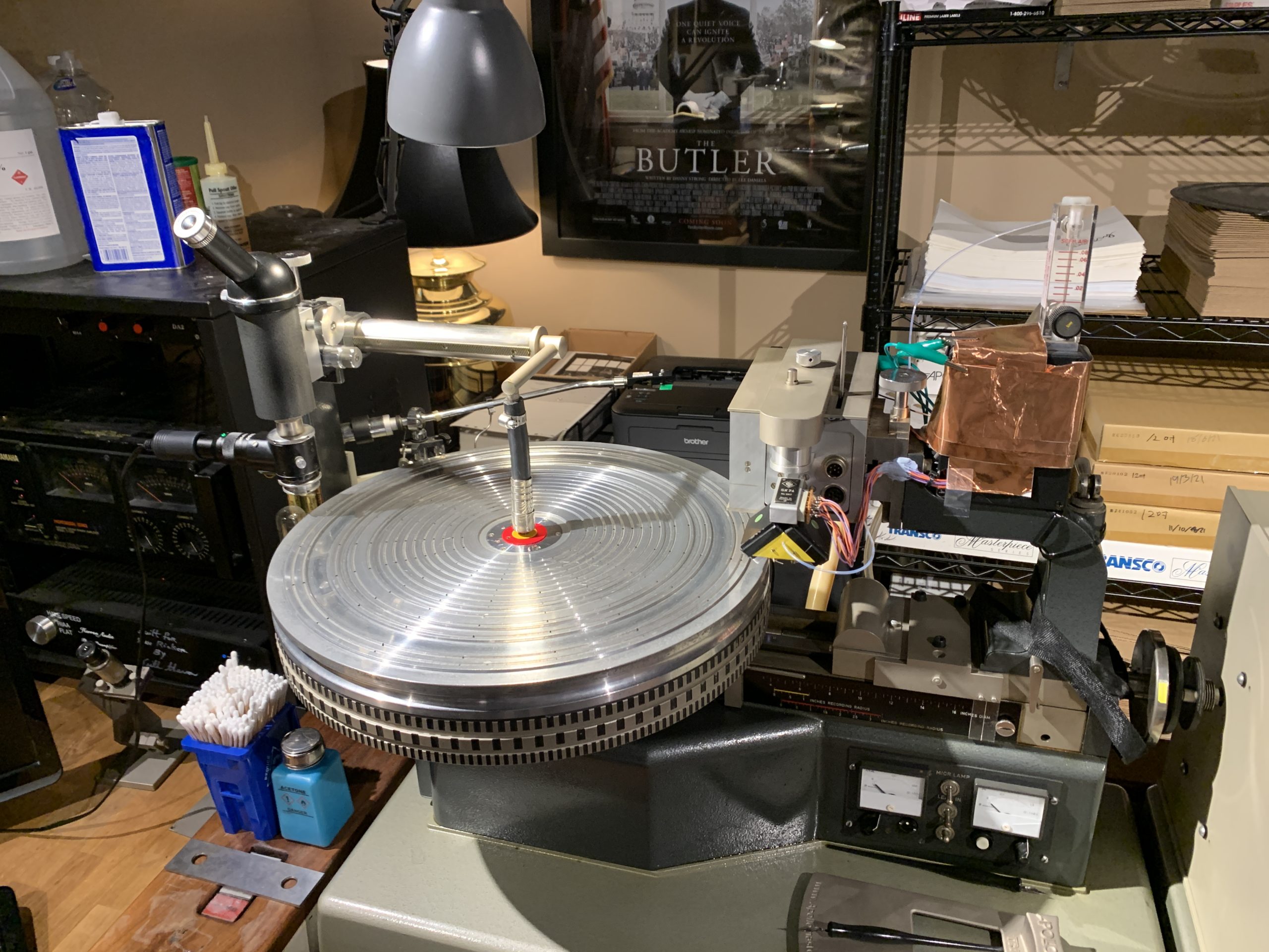 Vinyl record : making a matrix by Eric Boulanger from The Bakery Studio in Los Angeles