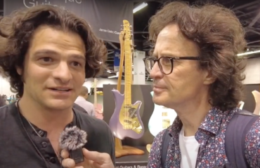 Mark Lettieri interview during NAMM 2022 on the Bacci Guitars booth