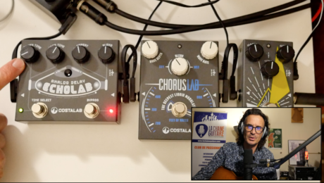 Costalab Pedals demo - EchoLab, ChorusLab & Custom Muff