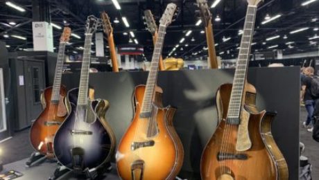 Tyler Wells from LHT Guitars, luthier interview at NAMM