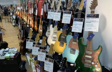 Demos of the most beautiful electric guitars at Sound Messe 2023 in Osaka, Japan