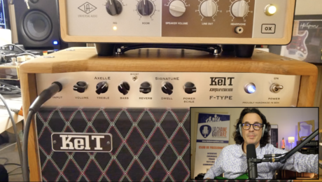 Live demo F-Type tube amp by Kelt Amplification