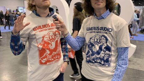 Walrus Audio turns to T-shirts: shocking interview with Colt Wesbrook at NAMM