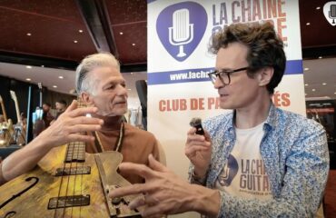 Interview boutique builder Claudio Pagelli at the Montreux International Guitar Show