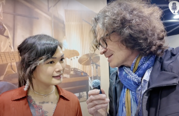 Yvette Young, Interview at NAMM on the Walrus Audio Booth