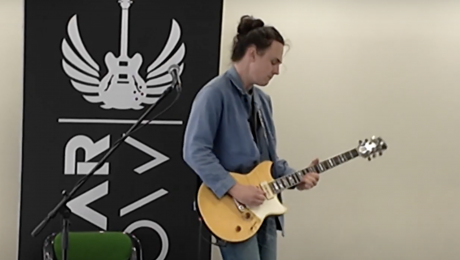 Chris Buck, Cardinal Black Guitar Player Interview in Bologna