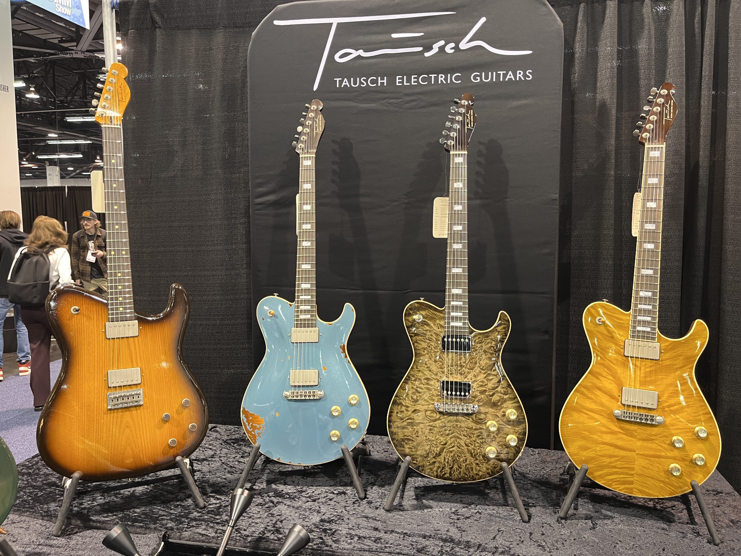NAMM 2026 jeudi 9672 2 Rainer Tausch from Tausch Guitars at the NAMM